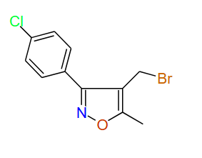 4-(Bromomethyl)-3-(4-chlorophenyl)-5-methylisoxazole, 97%