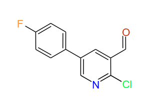 2-Chloro-5-(4-fluorophenyl)pyridine-3-carbaldehyde, 97%