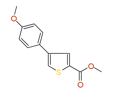 Methyl 4-(4-methoxyphenyl)thiophene-2-carboxylate, 97%