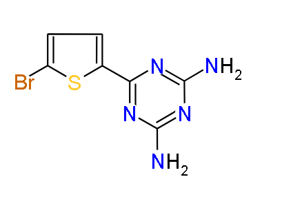 6-(5-Bromothiophen-2-yl)-1,3,5-triazine-2,4-diamine, 97%