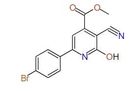 Methyl 6-(4-bromophenyl)-3-cyano-2-hydroxypyridine-4-carboxylate
