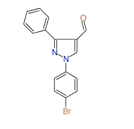 1-(4-Bromophenyl)-3-phenyl-1H-pyrazole-4-carbaldehyde, 97%