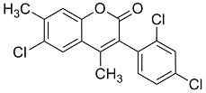 6-Chloro-3(2’,4’-dichlorophenyl)-4,7-dimethylcoumarin