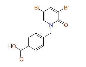 4-[(3,5-Dibromo-2-oxo-1(2H)-pyridinyl)methyl]-benzoic acid