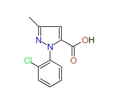 1-(2-Chlorophenyl)-3-methyl-1H-pyrazole-5-carboxylic acid, 97%