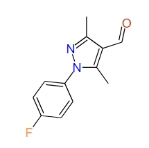1-(4-FLUOROPHENYL)-3,5-DIMETHYL-1H-PYRAZOLE-4-CARBALDEHYDE