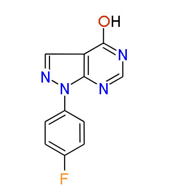 1-(4-Fluorophenyl)-1H-pyrazolo[3,4-d]pyrimidin-4-ol, 95%