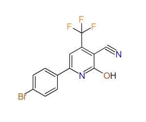 6-(4-Bromophenyl)-4-(trifluoromethyl)-2-hydroxypyridine-3-carbonitrile