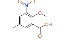 2-Methoxy-5-methyl-3-nitro-benzoic acid, 97%