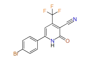 6-(4-Bromophenyl)-4-(trifluoromethyl)-1,2-dihydro-2-oxopyridine-3-carbonitrile