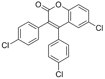 6-Chloro-3,4-di(4’-chlorophenyl)coumarin
