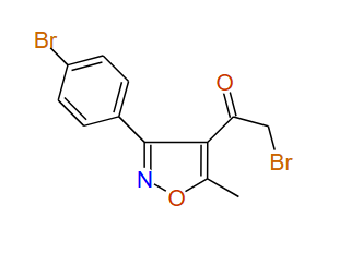 2-Bromo-1-(3-(4-bromophenyl)-5-methylisoxazol-4-yl)ethanone, 96%