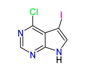 4-Chloro-5-iodo-7H-pyrrolo[2,3-d]pyrimidine, 95%