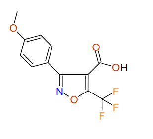 5-(Trifluoromethyl)-3-(4-methoxyphenyl)isoxazole-4-carboxylic acid, 97%