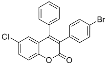 3(4’-Bromophenyl)-6-chloro-4-phenylcoumarin