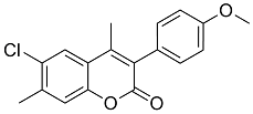 6-Chloro-4,7-dimethyl-3(4’-methoxyphenyl)coumarin
