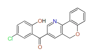 5H-[1]Benzopyrano[4,3-b]pyridin-3-yl(5-chloro-2-hydroxyphenyl)methanone