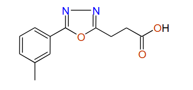 3-(5-m-Tolyl-1,3,4-oxadiazol-2-yl)propanoic acid, 97%
