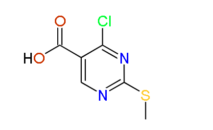 4-Chloro-2-(methylthio)pyrimidine-5-carboxylic acid, 97%