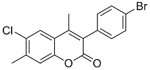 3(4’-Bromophenyl)-6-chloro-4,7-dimethylcoumarin