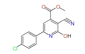 Methyl 6-(4-chlorophenyl)-3-cyano-2-hydroxypyridine-4-carboxylate