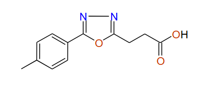 3-(5-p-Tolyl-1,3,4-oxadiazol-2-yl)propanoic acid, 97%