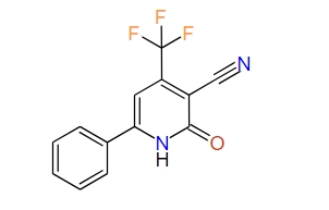 4-(Trifluoromethyl)-1,2-dihydro-2-oxo-6-phenylpyridine-3-carbonitrile