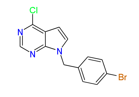 7-(4-Bromobenzyl)-4-chloro-7H-pyrrolo[2,3-d]pyrimidine, 97%