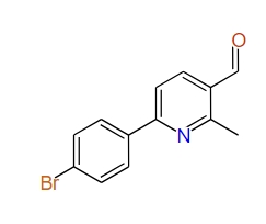 6-(4-Bromophenyl)-2-methylpyridine-3-carbaldehyde