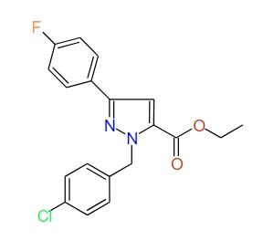 Ethyl 1-(4-chlorobenzyl)-3-(4-fluorophenyl)-1H-pyrazole-5-carboxylate