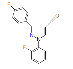 1-(2-Fluorophenyl)-3-(4-fluorophenyl)-1H-pyrazole-4-carbaldehyde