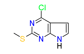 4-Chloro-2-(methylthio)-7H-pyrrolo[2,3-d]pyrimidine, 98%