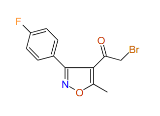2-bromo-1-(3-(4-fluorophenyl)-5-methylisoxazol-4-yl)ethanone, 96%
