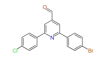 2-(4-Bromophenyl)-6-(4-chlorophenyl)pyridine-4-carbaldehyde