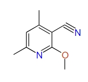 3-Cyano-4,6-dimethyl-2-methoxy pyridine