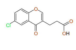 3-(6-Chloro-4-oxo-4H-chromen-3-yl)propanoic acid, 97%