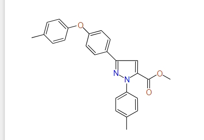 Methyl 3-(4-(p-tolyloxy)phenyl)-1-p-tolyl-1H-pyrazole-5-carboxylate, 97%