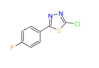2-Chloro-5-(4-fluorophenyl)-1,3,4-thiadiazole