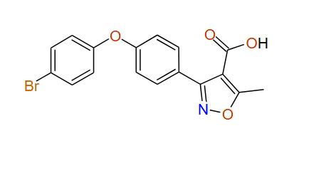 3-(4-(4-Bromophenoxy)phenyl)-5-methylisoxazole-4-carboxylic acid, 97%
