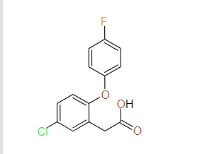 2-(2-(4-Fluorophenoxy)-5-chlorophenyl)acetic acid