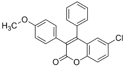 6-Chloro-3(4’-methoxyphenyl)-4-phenylcoumarin