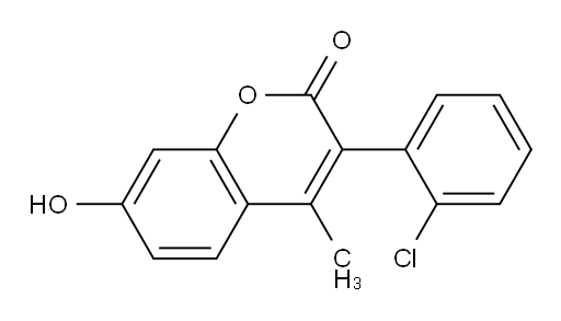 3-(2’-Chlorophenyl)-7-hydroxy-4-methylcoumarin
