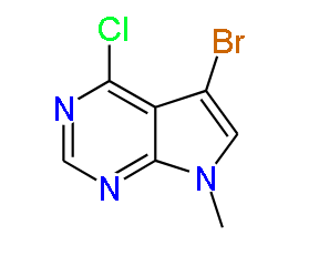 5-Bromo-4-chloro-7-methyl-7H-pyrrolo[2,3-d]pyrimidine, 95%