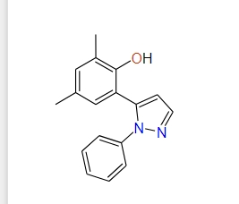 2,4-Dimethyl-6-(1-phenyl-1H-pyrazol-5-yl)phenol, 97%