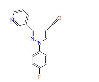 1-(4-Fluorophenyl)-3-(pyridin-3-yl)-1H-pyrazole-4-carbaldehyde