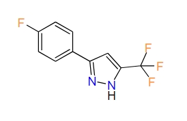 3-(4-Fluorophenyl)-5-(trifluoromethyl)-1H-pyrazole