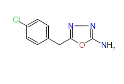 5-(4-Chlorobenzyl)-1,3,4-oxadiazol-2-amine, 97%