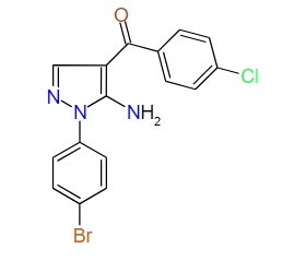 (5-amino-1-(4-bromophenyl)-1H-pyrazol-4-yl)(4-chlorophenyl)methanone