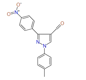 3-(4-Nitrophenyl)-1-p-tolyl-1H-pyrazole-4-carbaldehyde, 97%
