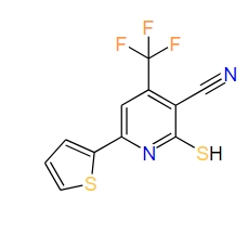 1,2-Dihydro-6-(2-thienyl)-2-thioxo-4-(trifluoromethyl)-3-pyridinecarbonitrile